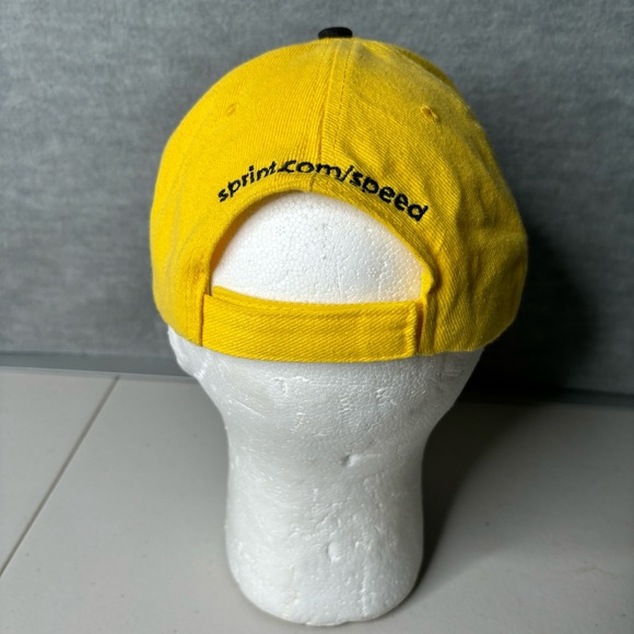 Nascar Sprint Cup Series Hat Spell Out Script Logo Strap Back Baseball Dad Cap - Picture 5 of 12